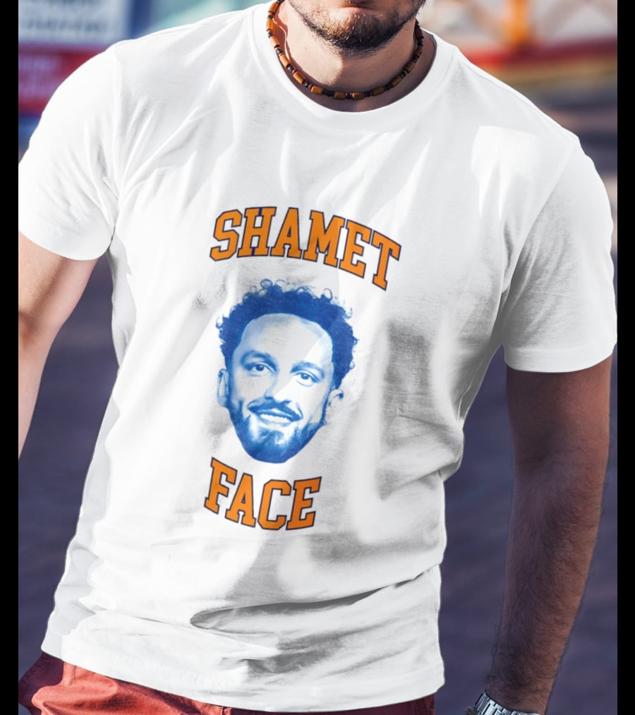 SHAMET FACE New York Knicks Timothée Chalamet T-Shirt