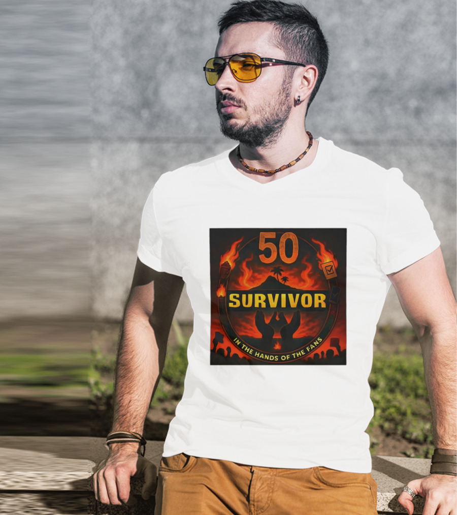 Survivor 50 Season Outwit Outplay Outlast In The Hands Of The Fans T-Shirt