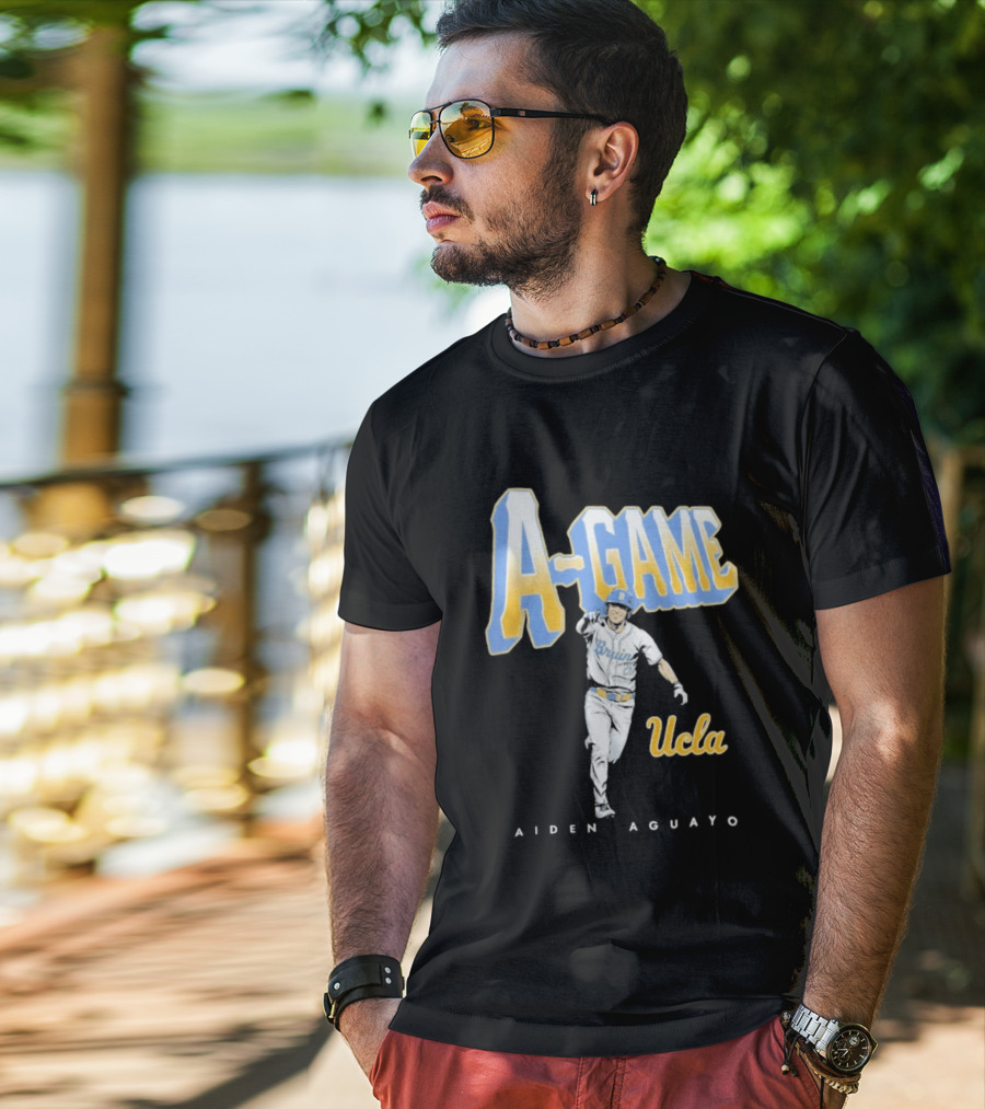 UCLA Bruins Baseball A Game Aiden Aguayo 2026 T-Shirt