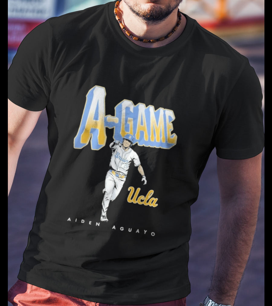 UCLA Bruins Baseball A Game Aiden Aguayo 2026 T-Shirt