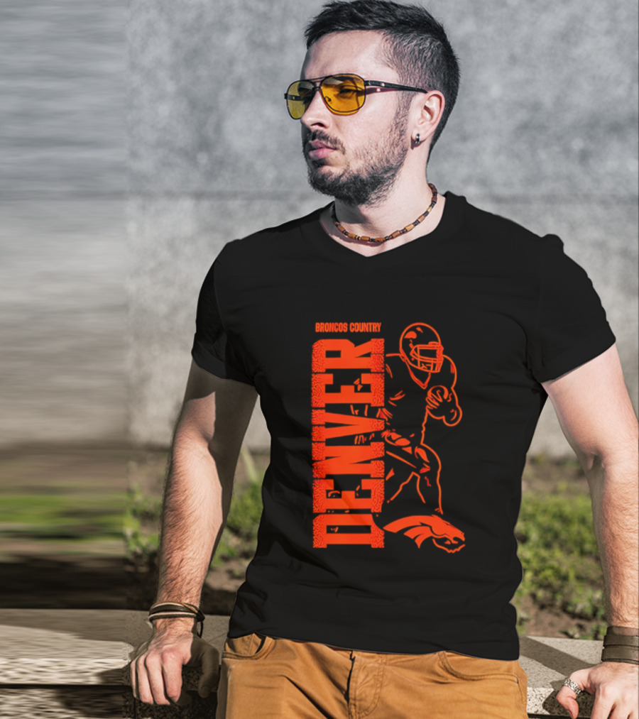 Broncos Country Denver Broncos Football Team Spirit T-Shirt