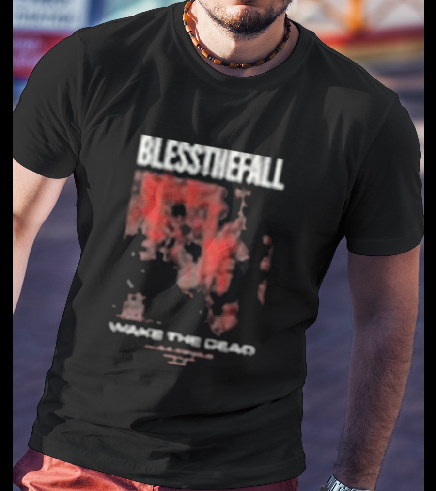 Blessthefall Cvlt Industries Wake The Dead Red Skull T-Shirt