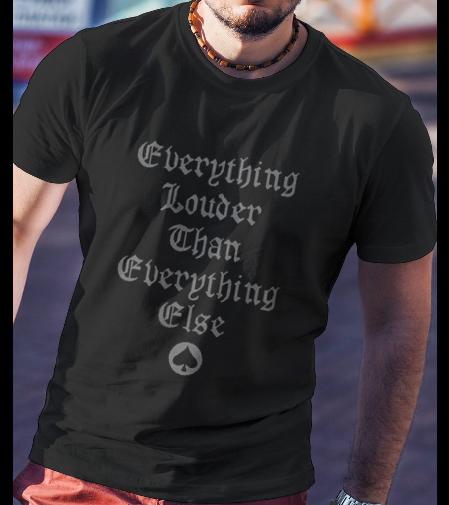 Motorhead Kiss Of Death Everything Louder Than Everything Else Spade T-Shirt