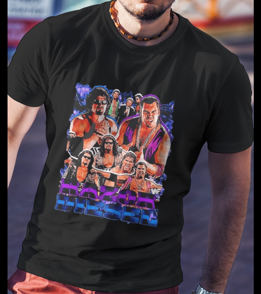 WWF Razor Ramon Diesel Kevin Nash Wrestling Legends History T-Shirt