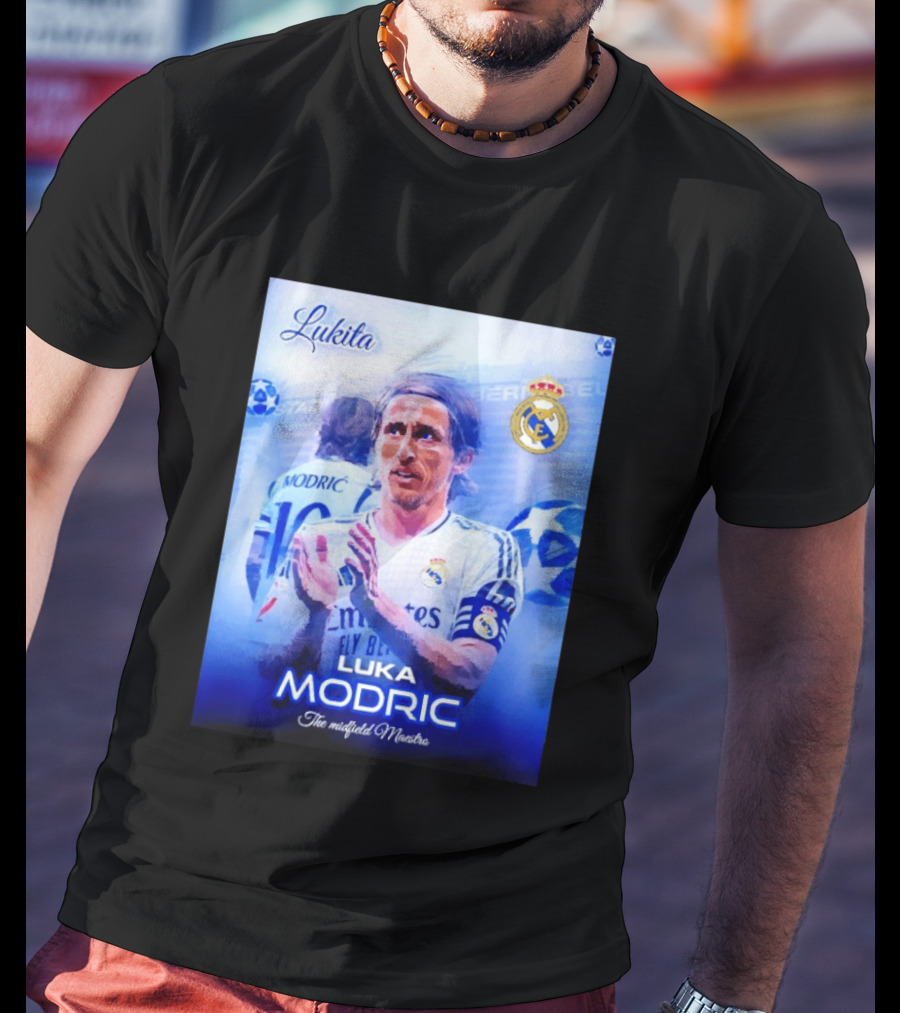 Real Madrid Luka Modric Midfield Maestro Lukita T-Shirt