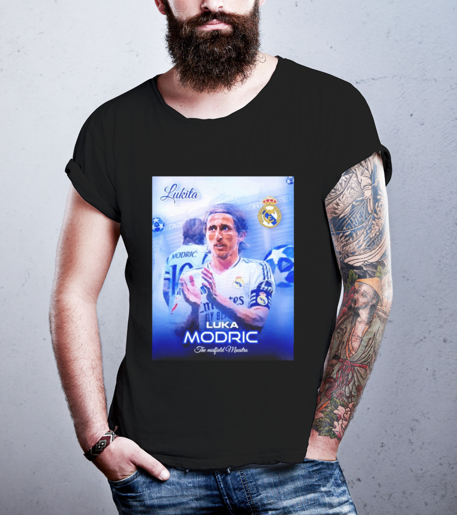 Real Madrid Luka Modric Midfield Maestro Lukita T-Shirt