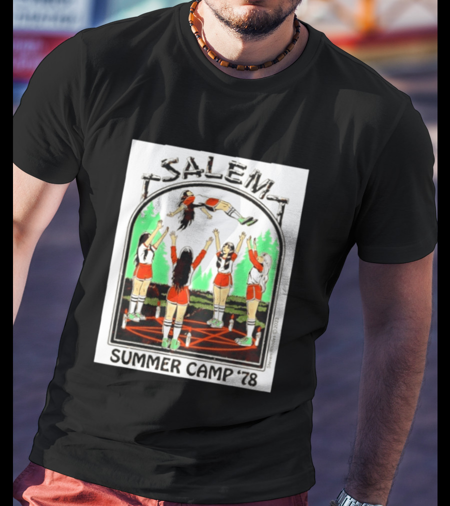 Salem Summer Camp '78 Ritual With Girls In Red And White Outfits T-Shirt