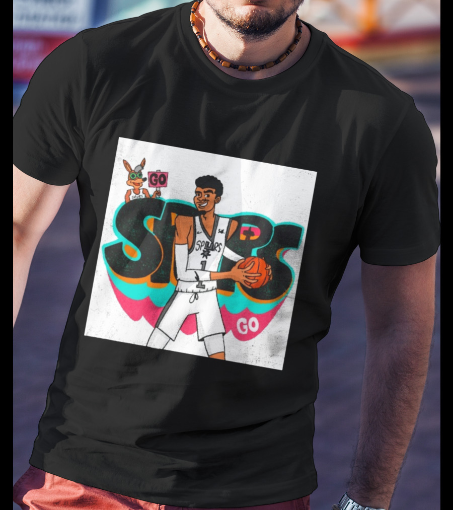 San Antonio Spurs Player Victor Wembanyama Go Spurs Go T-Shirt
