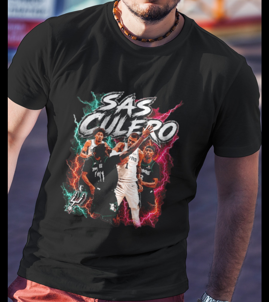 Sas Culero San Antonio Spurs Vs Minnesota Timberwolves Basketball Players T-Shirt