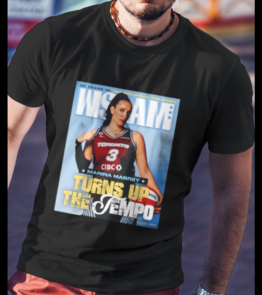 Marina Mabrey Turns Up The Tempo Toronto Basketball Slam Cover T-Shirt