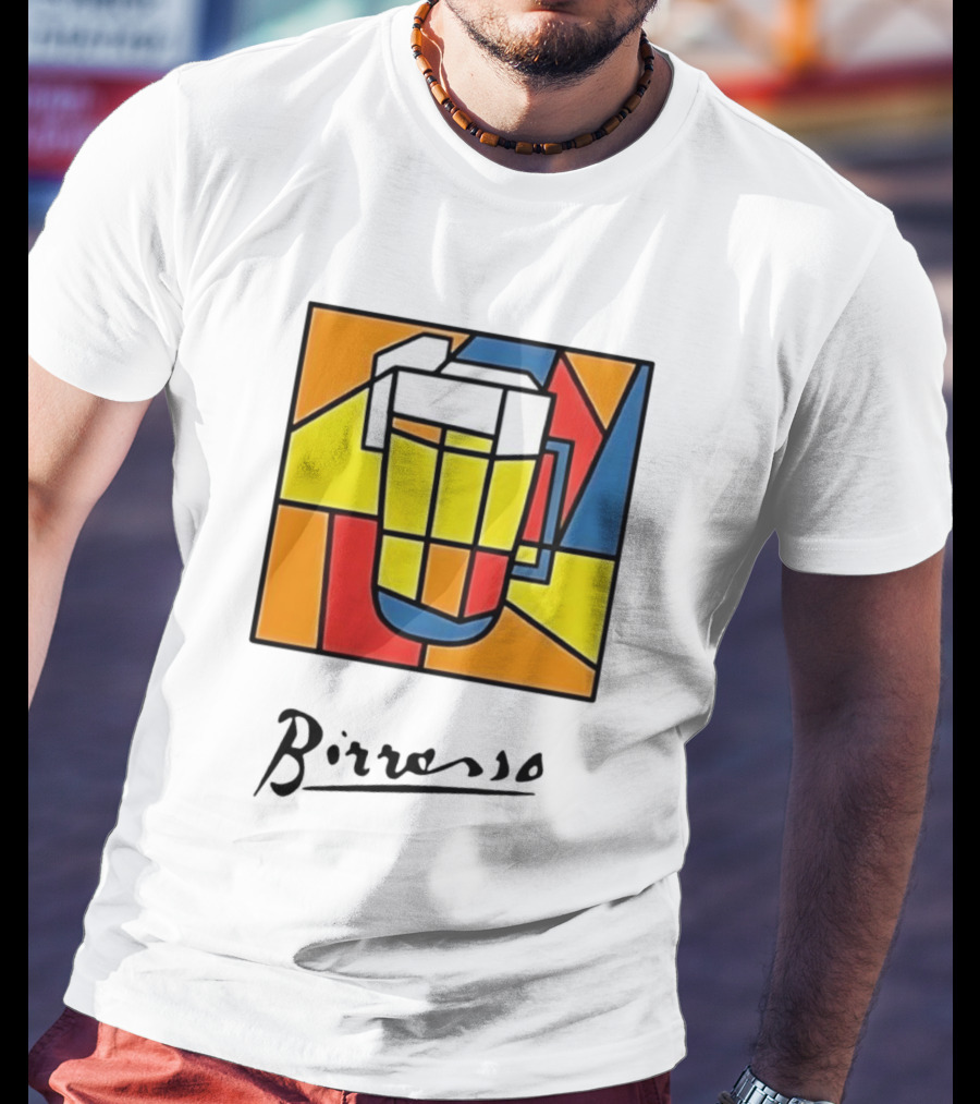 Birresso Beer Abstract Colorful Geometry T-Shirt