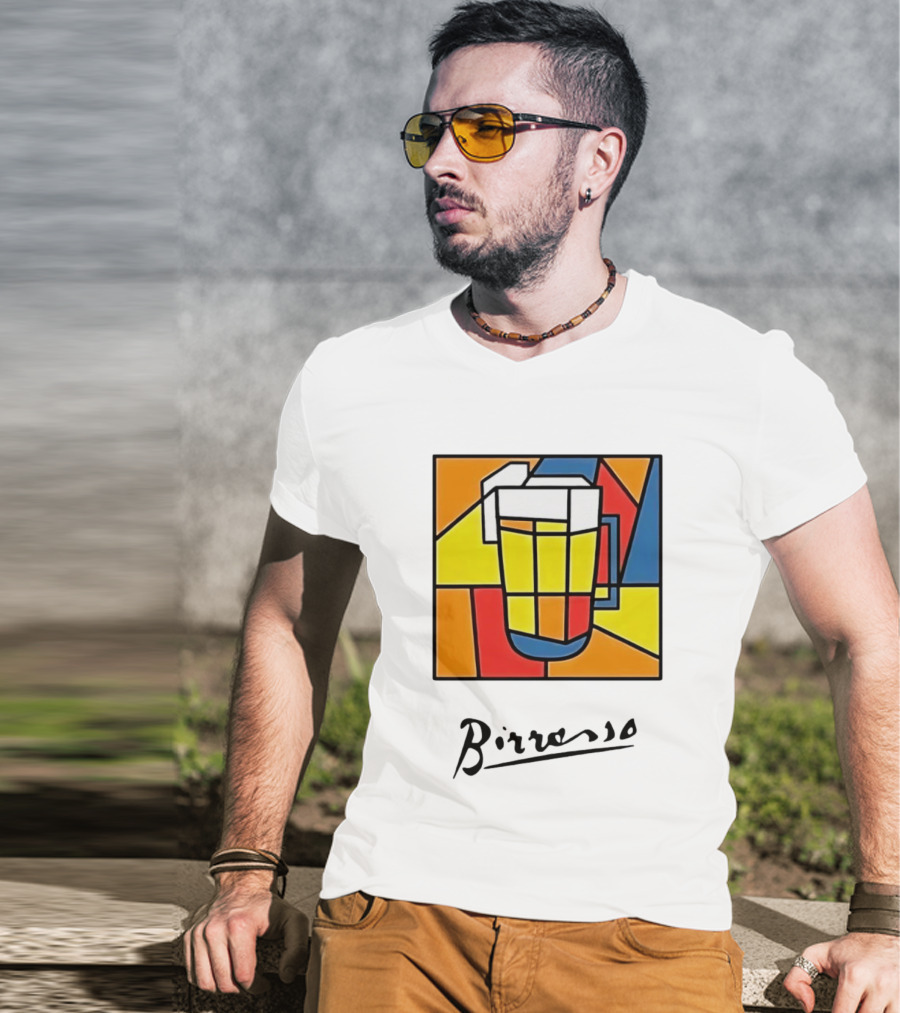 Birresso Beer Abstract Colorful Geometry T-Shirt