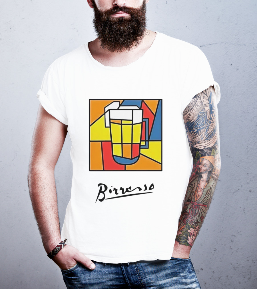 Birresso Beer Abstract Colorful Geometry T-Shirt