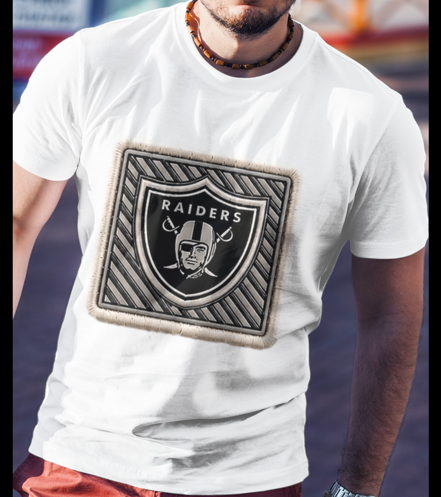 Raiders 2026 Training Camp Hat Embroidered Patch Shield T-Shirt