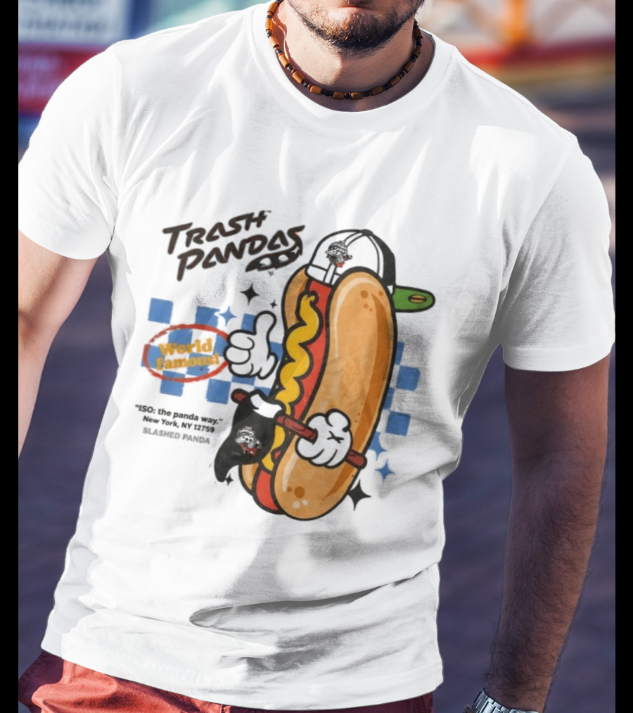 Trash Pandas World Famoust Hot Dog Thumbs Up T-Shirt