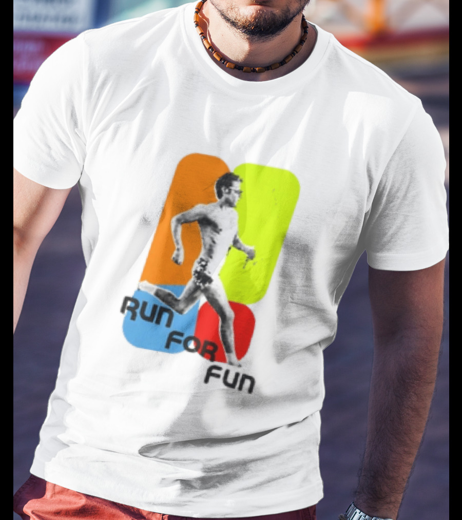 Run For Fun Harry Styles Colorful Running T-Shirt