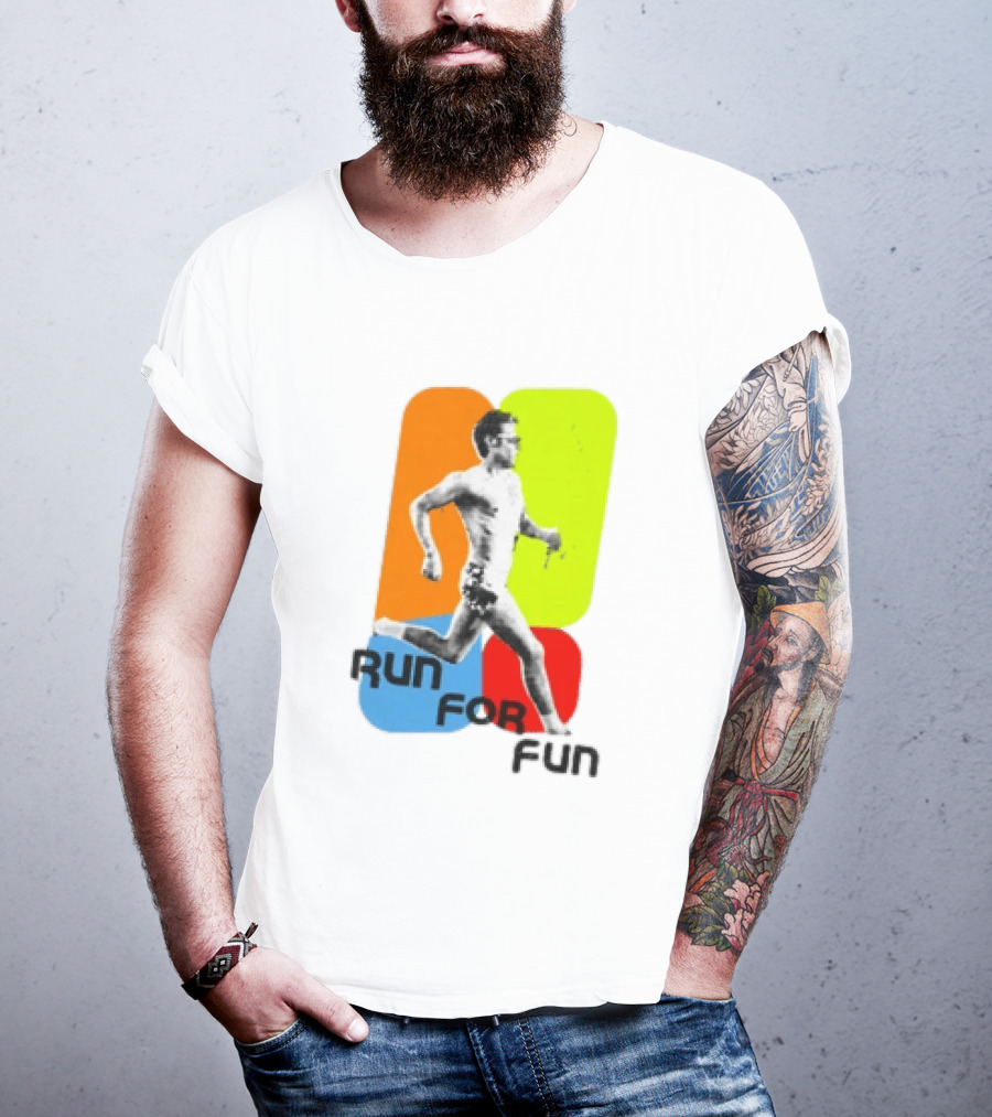 Run For Fun Harry Styles Colorful Running T-Shirt