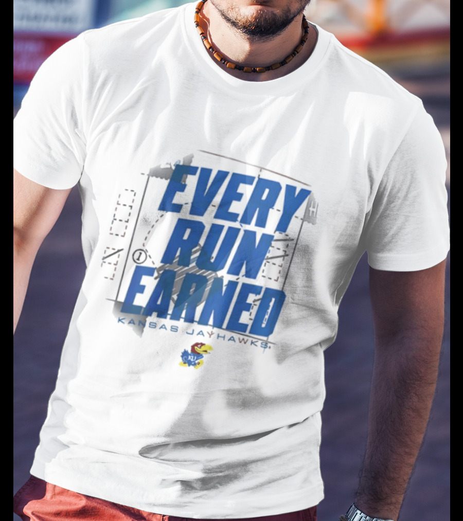 Kansas Jayhawks Every Run Earned 2026 Postseason Dugout T-Shirt