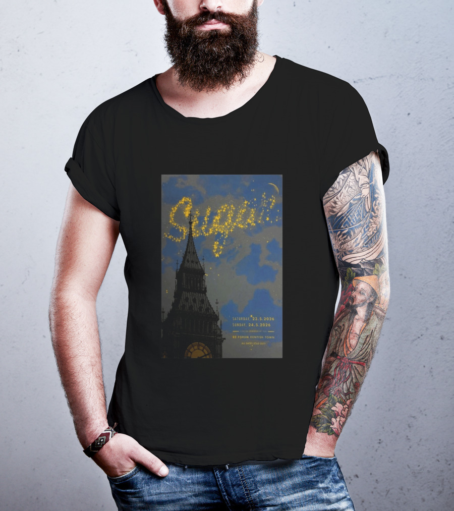 SUGAR Love You Even Still Tour 2026 Bob Mould London O2 Forum Kentish Town T-Shirt
