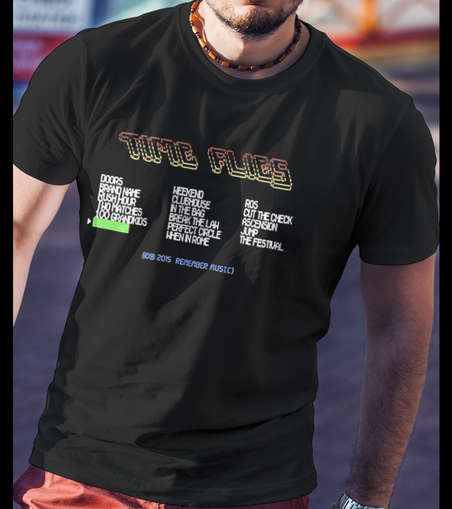 Mac Miller 8 Bit Time Flies 2009 Remember Music Naylor High Rise Perfect Circle Polo Jeans The Festival T-Shirt