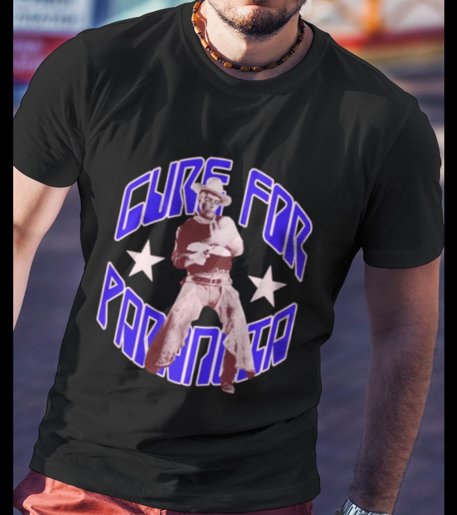 Cure For Paranoia Cowboy With Stars T-Shirt