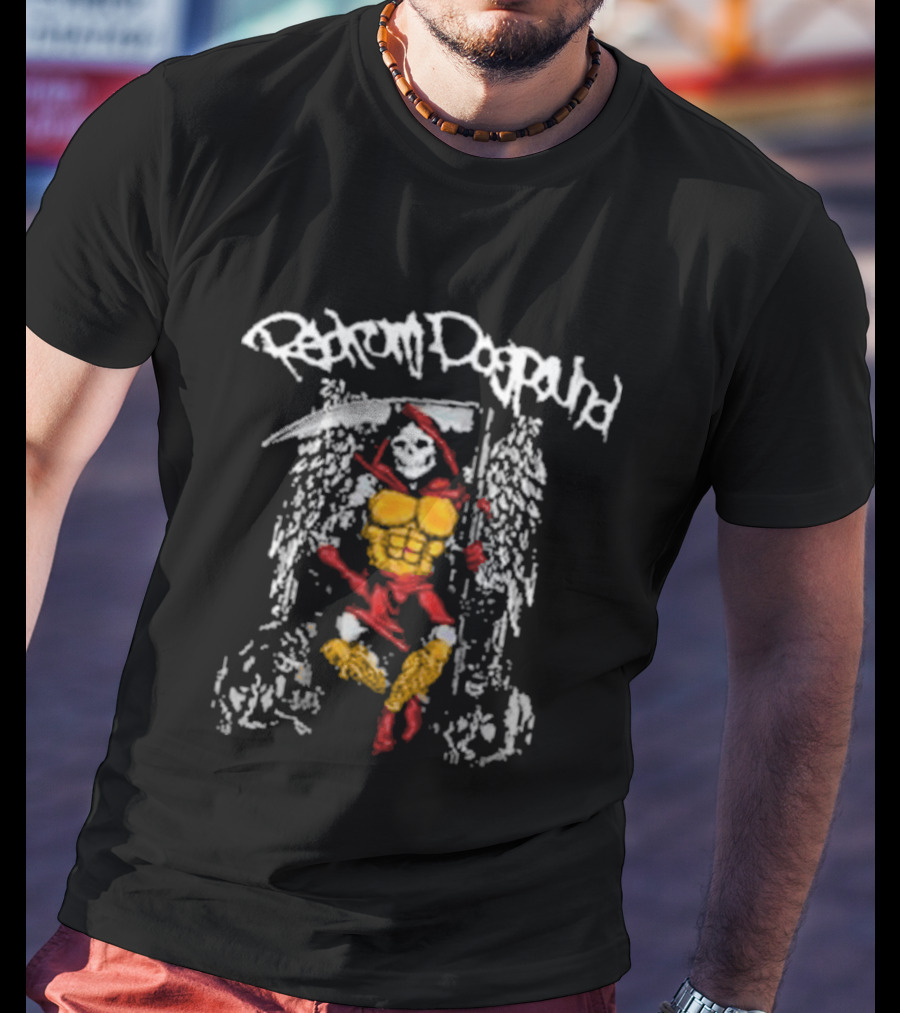 Redrum Dogpound Reaper Halloween Grim Skeleton T-Shirt