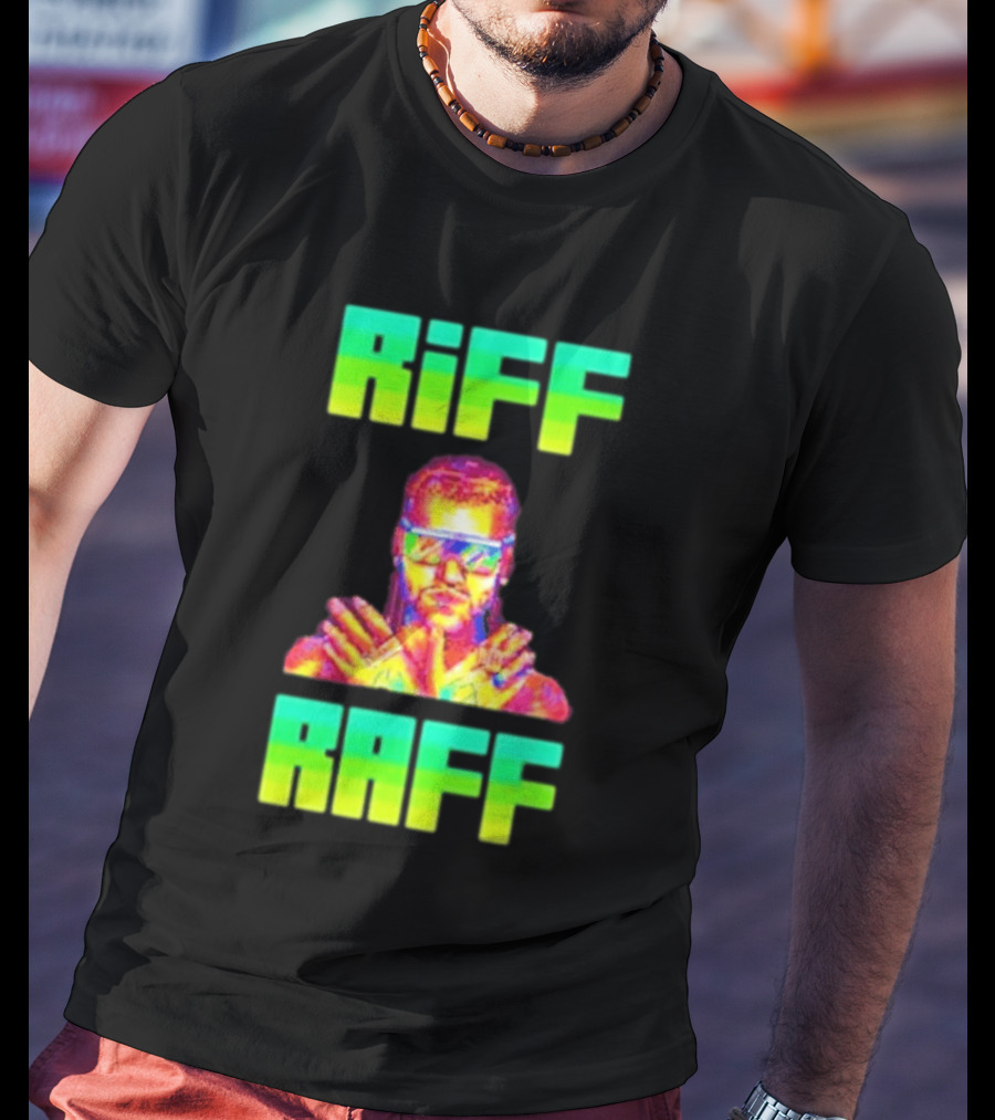 Riff Raff Neon 8 Bit Style Dale Dan Tony T-Shirt