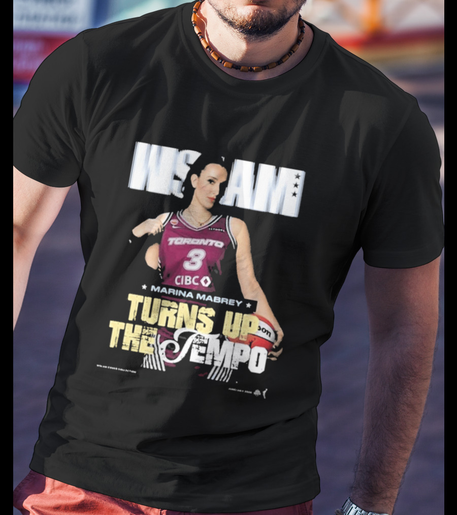Slam 262 Marina Mabrey Toronto 3 CIBC Turns Up The Tempo T-Shirt