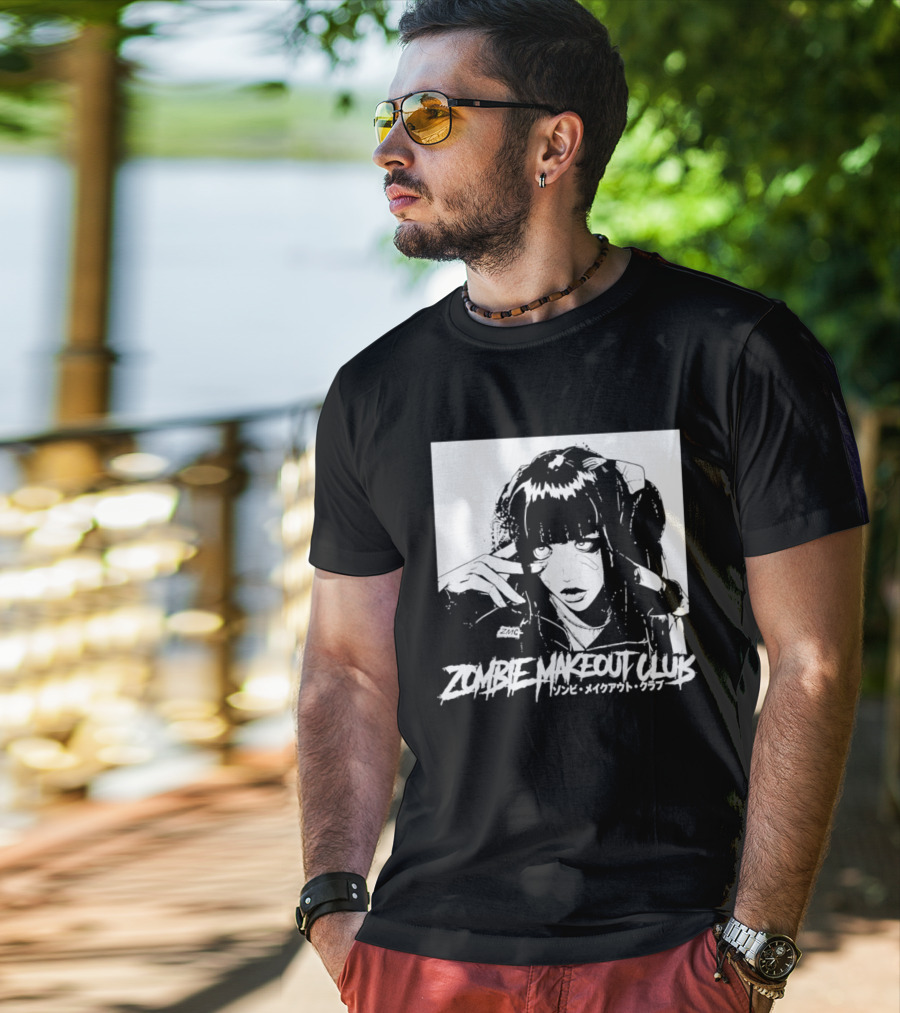Zombie Makeout Club Manga Style Art Japanese T-Shirt