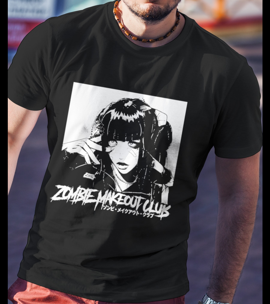 Zombie Makeout Club Manga Style Art Japanese T-Shirt