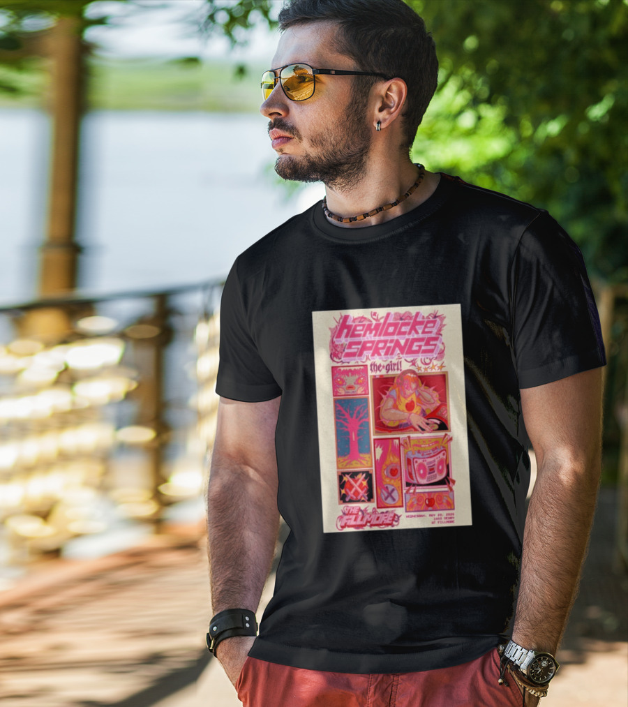 Hemlocke Springs The Girl May 20 2026 The Fillmore San Francisco Concert T-Shirt