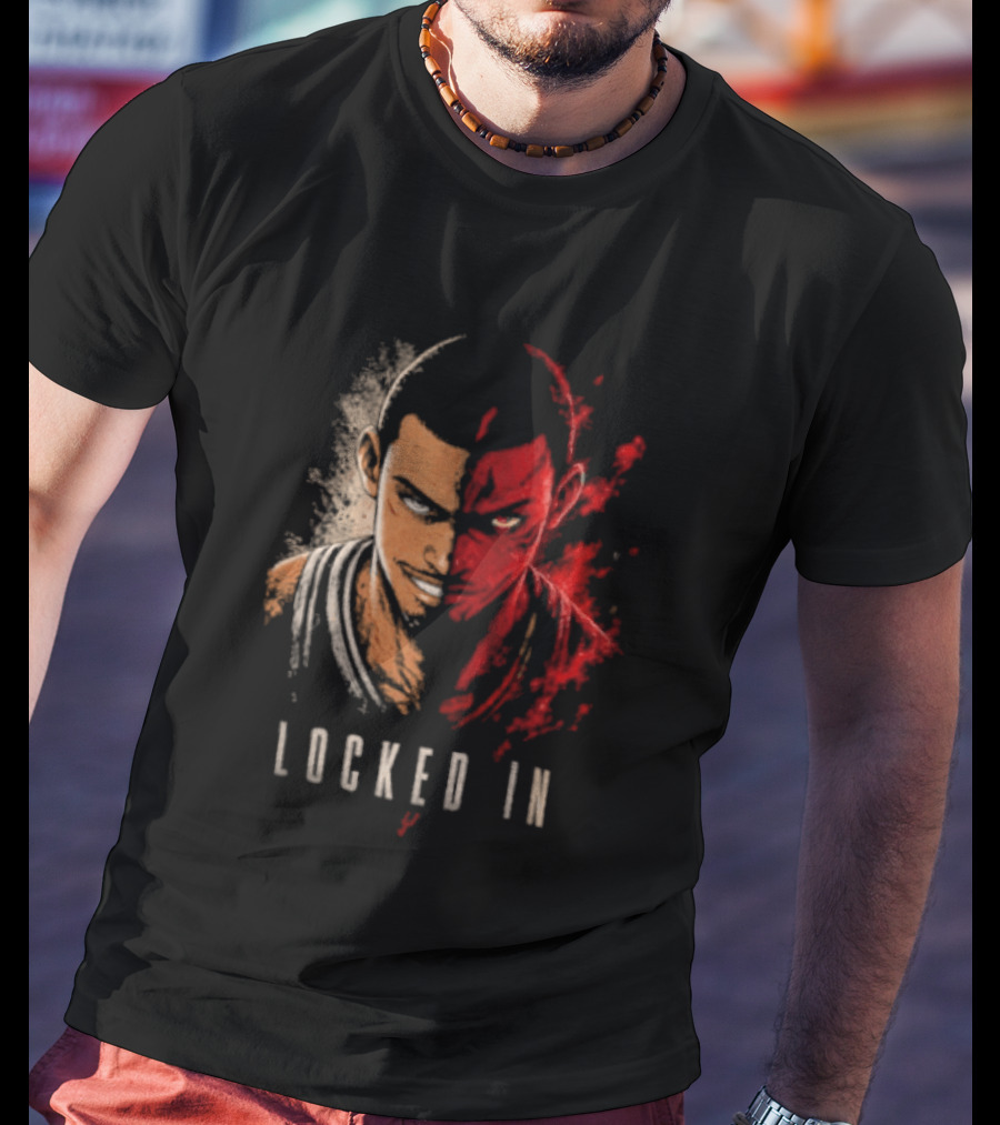 Jujutsu Kaisen San Antonio Spurs Victor Wembanyama Locked T-Shirt