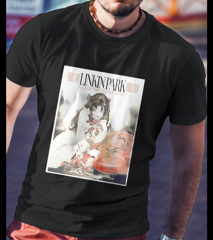 From Zero Linkin Park June 26 2026 Visarno Arena Florence World Tour T-Shirt