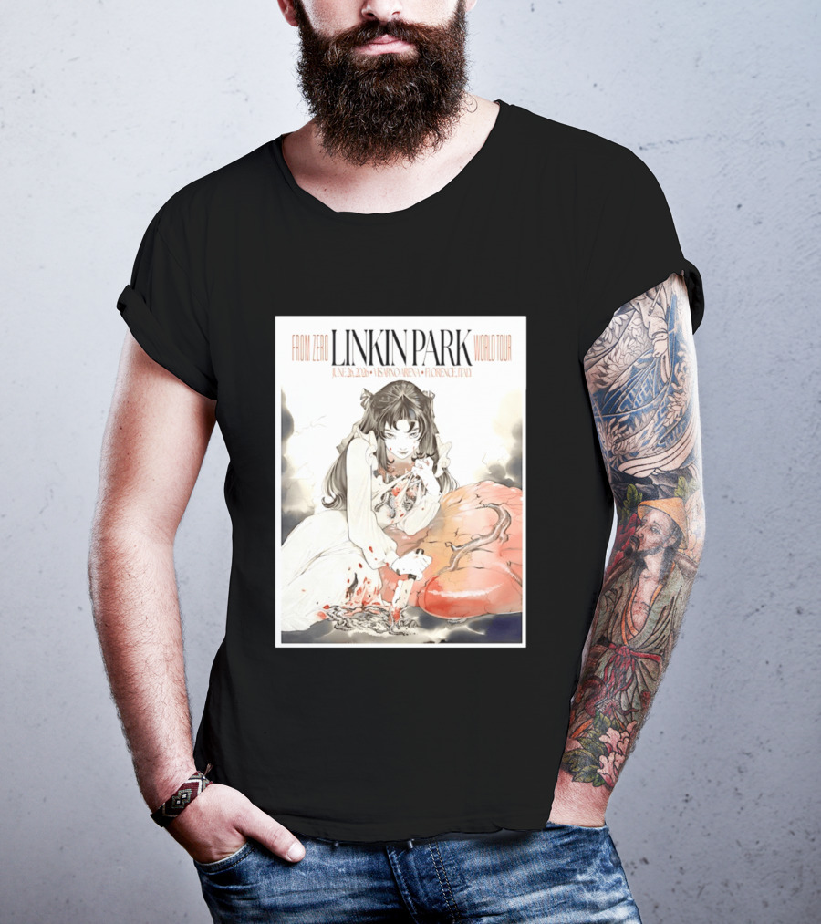 From Zero Linkin Park June 26 2026 Visarno Arena Florence World Tour T-Shirt