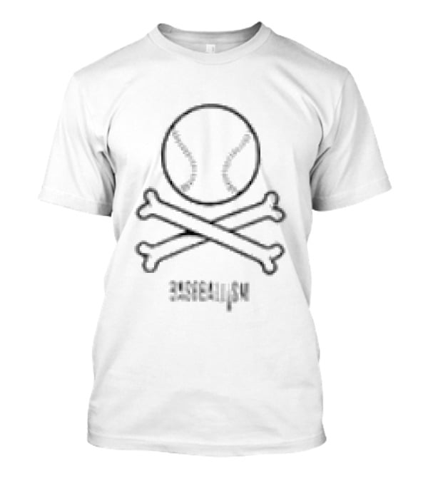 Baseballism Pick Your Poison Skull Crossbones Baseball T-Shirt