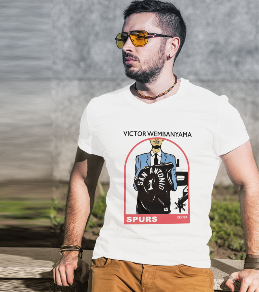 Victor Wembanyama San Antonio Spurs Number 1 T-Shirt
