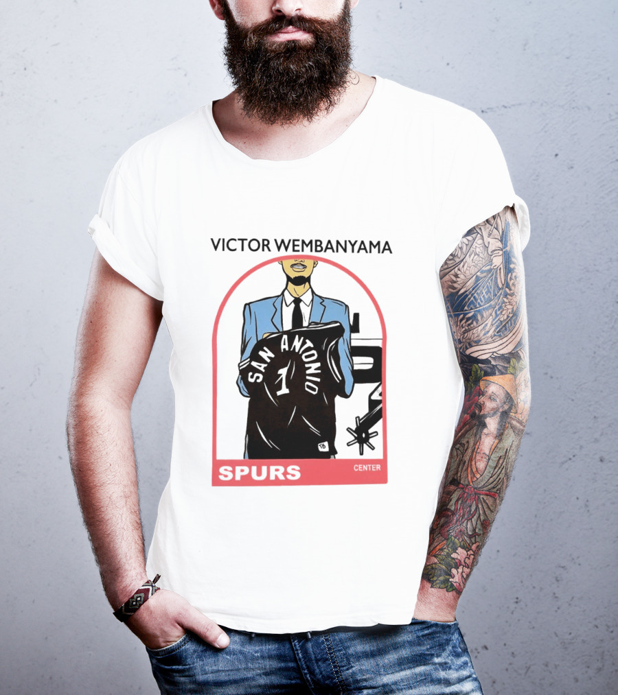 Victor Wembanyama San Antonio Spurs Number 1 T-Shirt