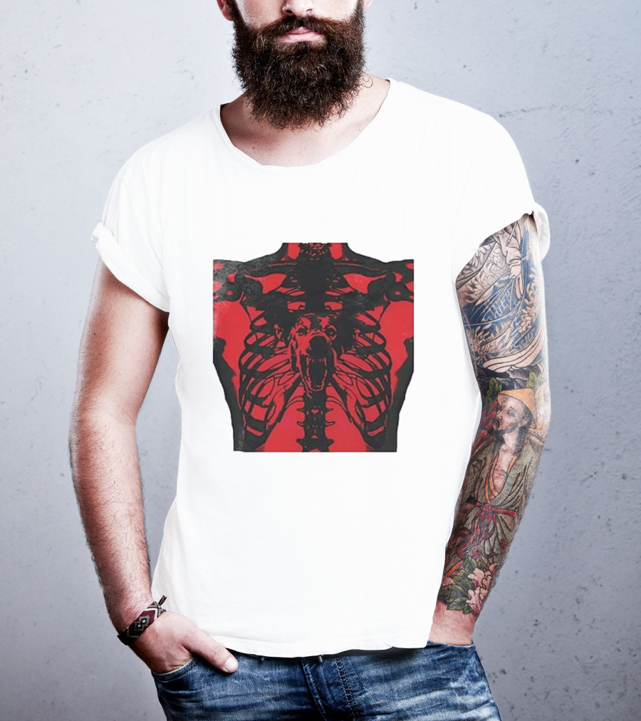 Punfest Told Y'all I Got That Dog In Me Skeleton Dog X Ray T-Shirt
