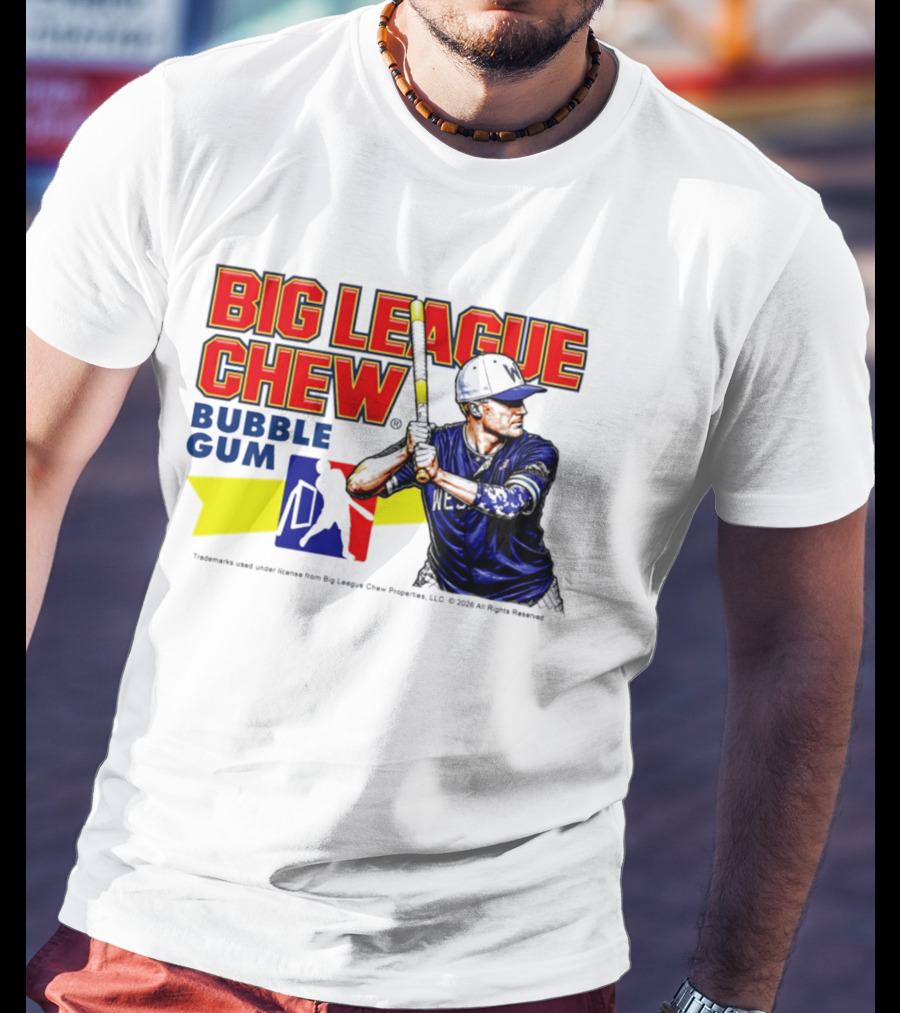 Big League Chew Bubble Gum Baseball Player Kyle Schultz T-Shirt