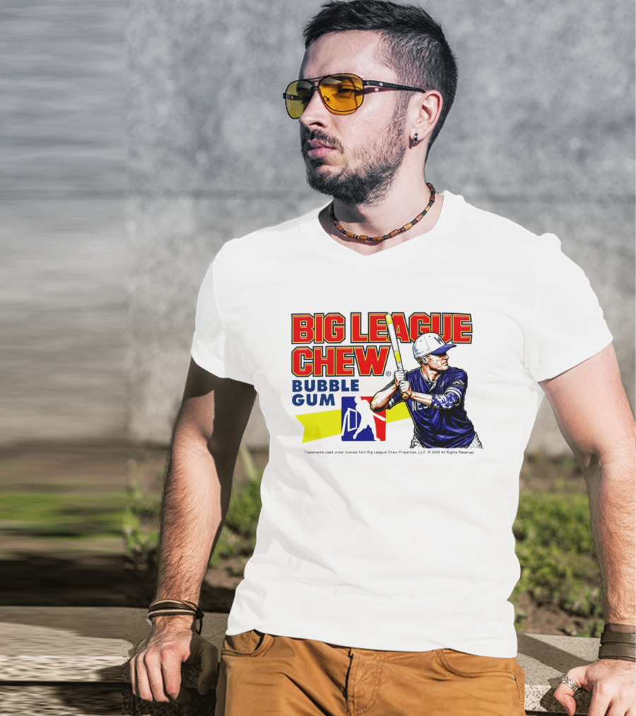 Big League Chew Bubble Gum Baseball Player Kyle Schultz T-Shirt
