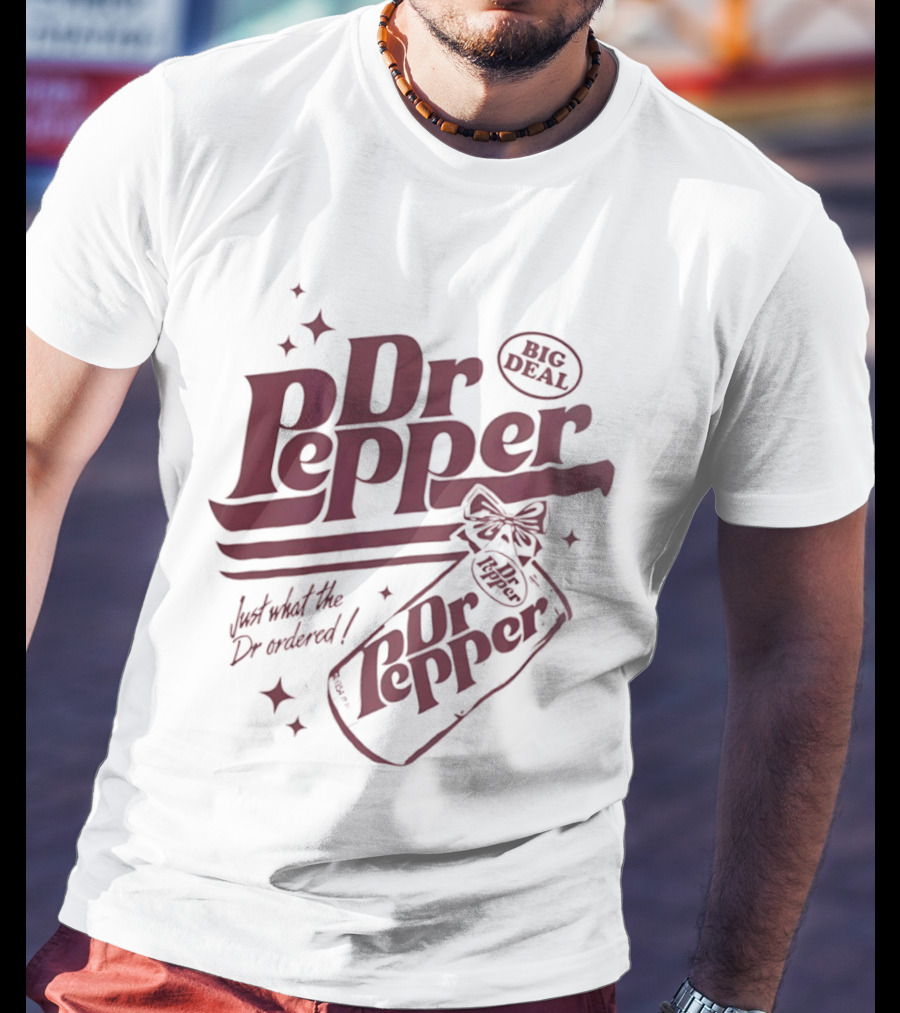 Dr Pepper Big Deal Just What The Dr Ordered Retro Bottle T-Shirt