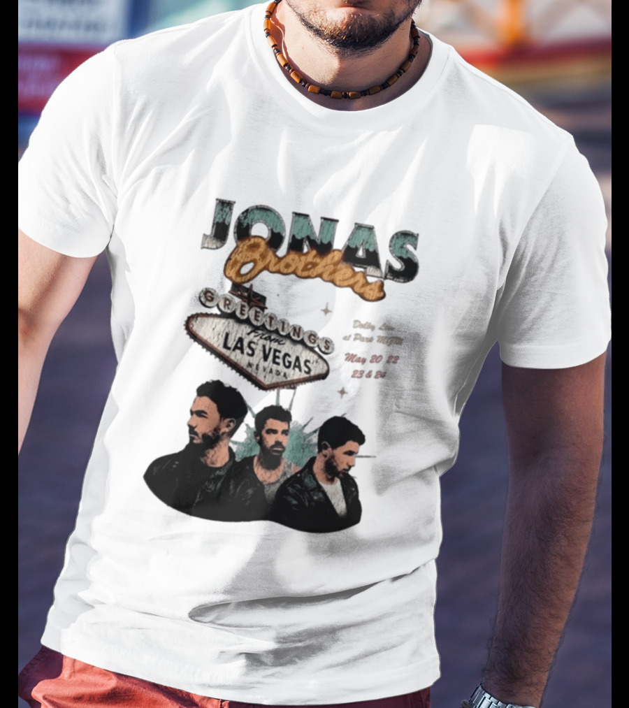 Jonas Brothers Greetings From Las Vegas Nevada May 17 18 2026 Event T-Shirt