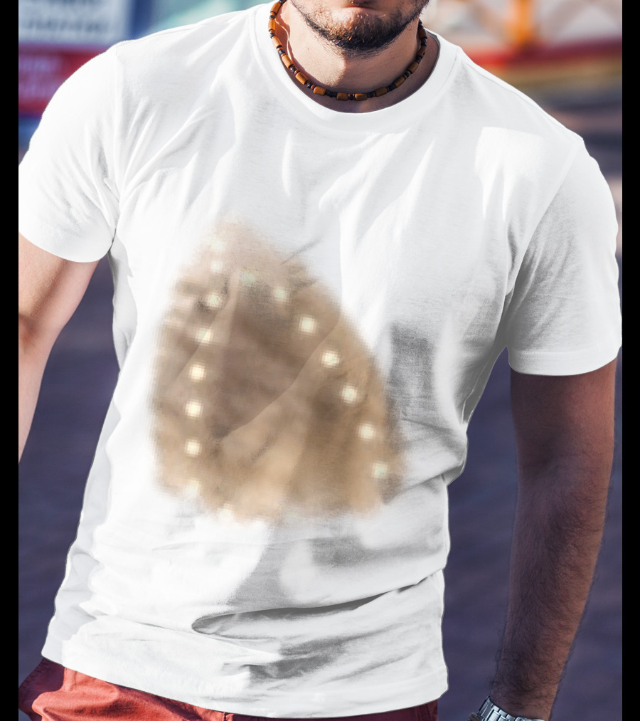Peep Szczesny Iron Burnt Circle Light Shell T-Shirt