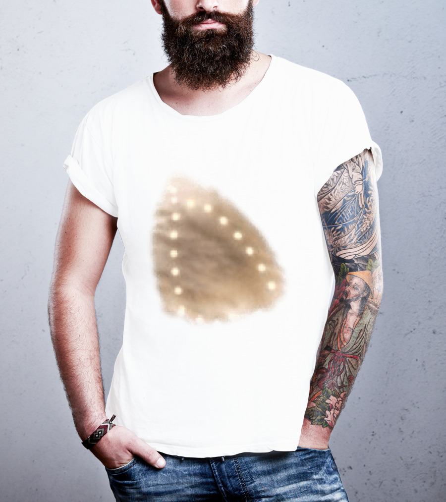 Peep Szczesny Iron Burnt Circle Light Shell T-Shirt