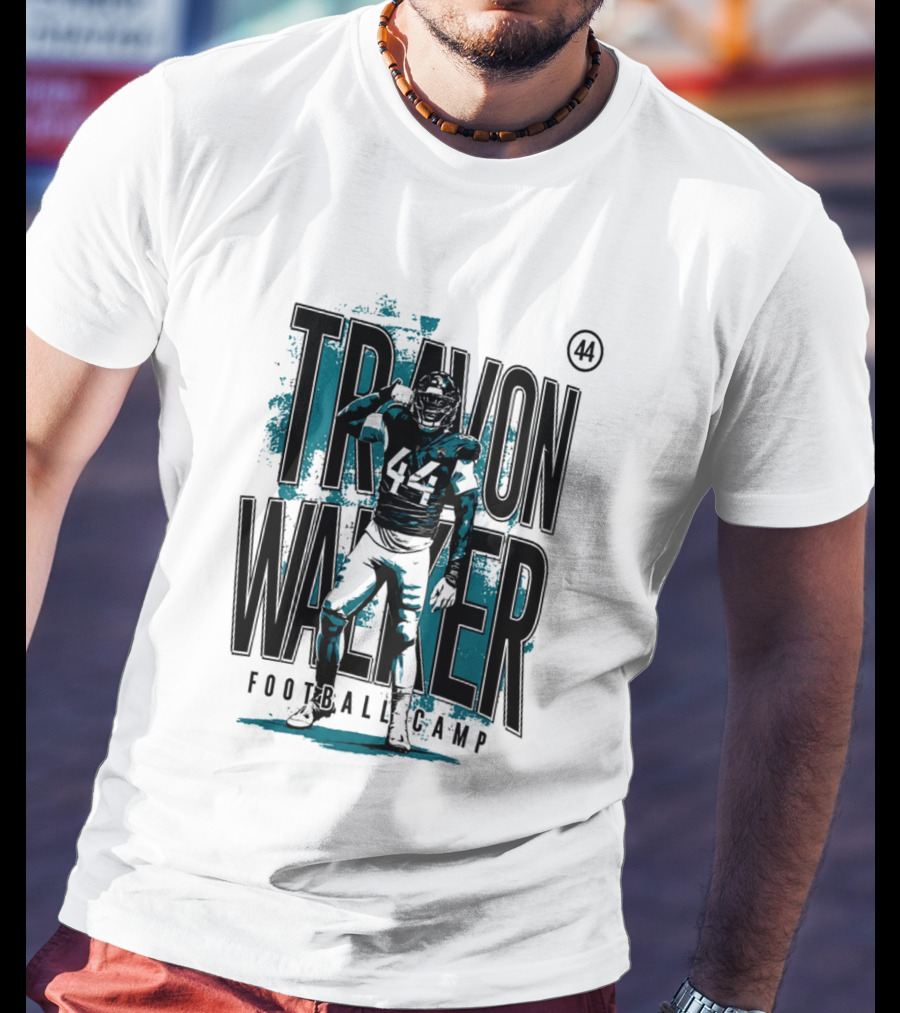 Travon Walker 44 Jacksonville Football Camp T-Shirt