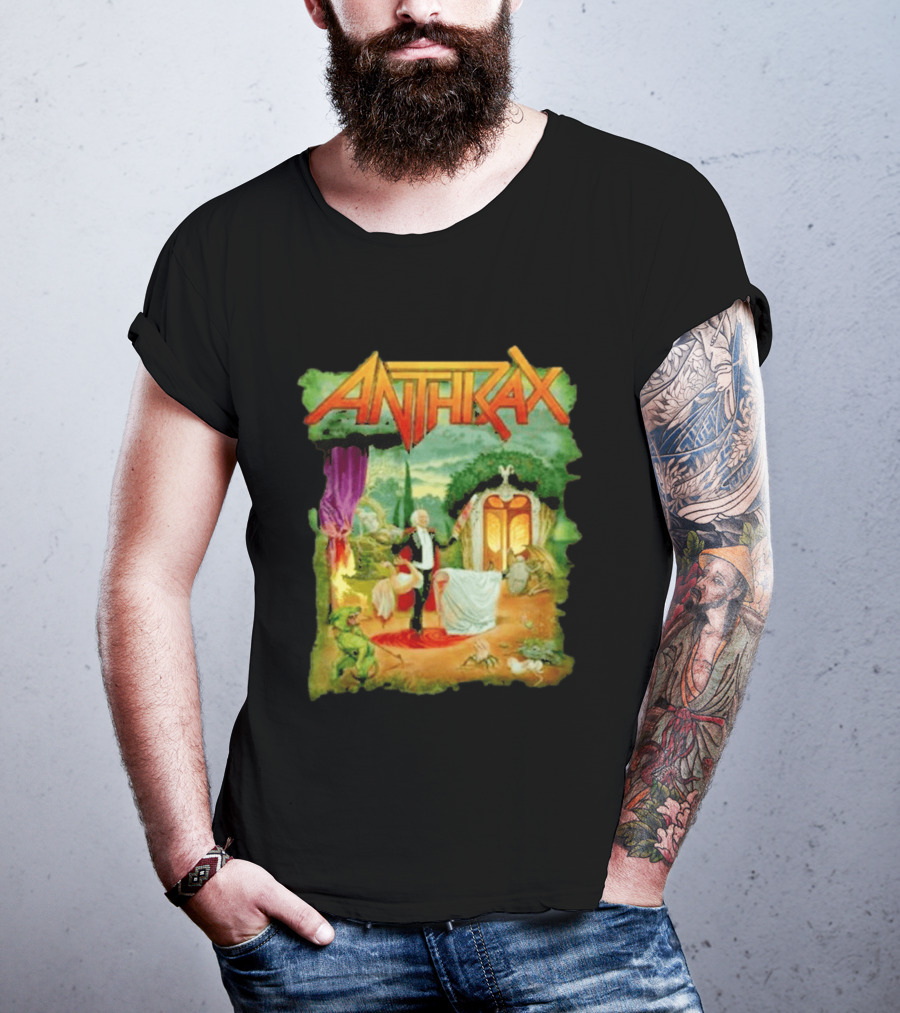 Anthrax Cursum Perficio Theatrical Scene With Creatures T-Shirt