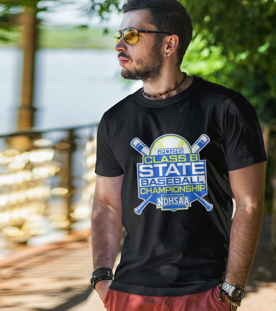 2026 NDHSAA Class B State Baseball Championship Merchandise T-Shirt