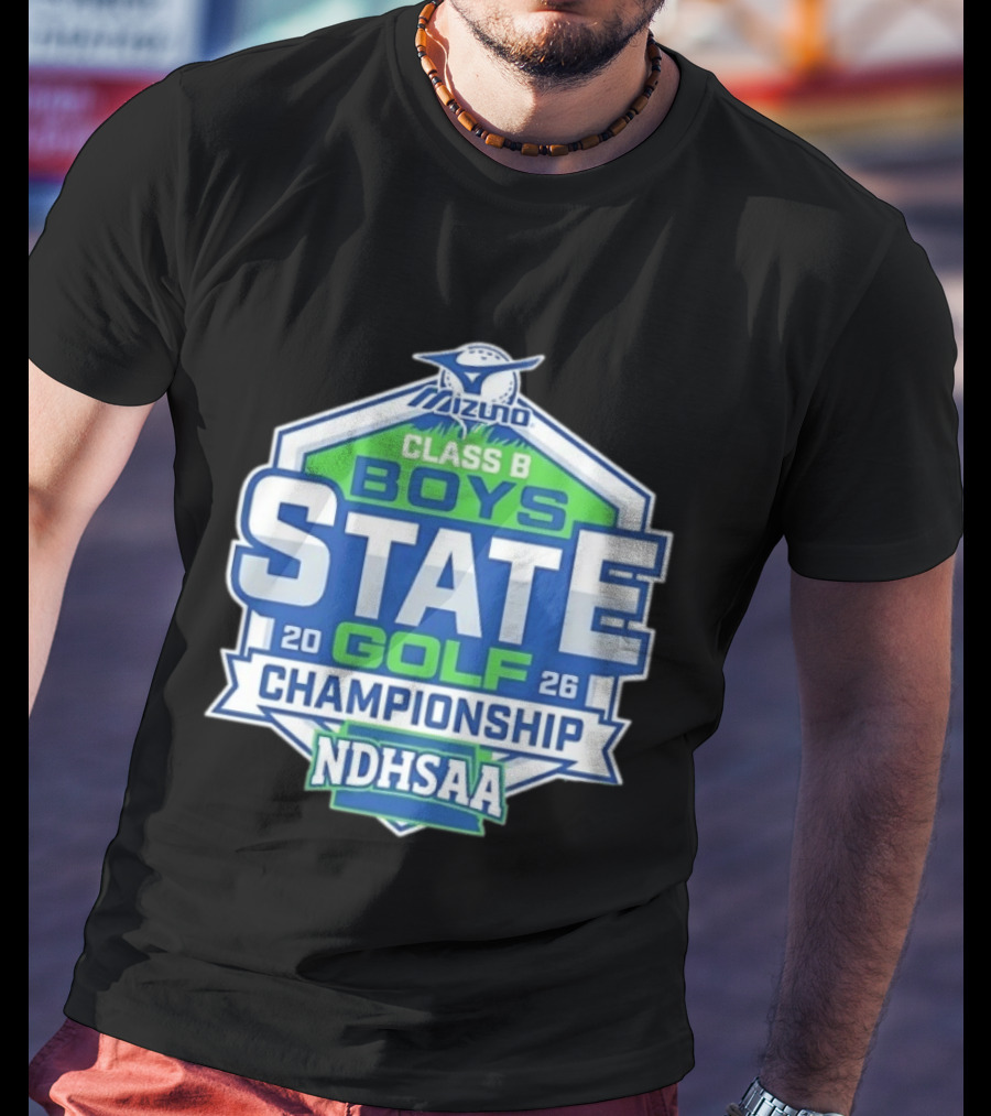 NDHSAA Mizuno Class B Boys State Golf Championship 2026 T-Shirt