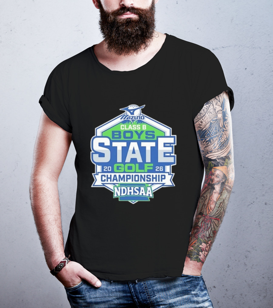 NDHSAA Mizuno Class B Boys State Golf Championship 2026 T-Shirt