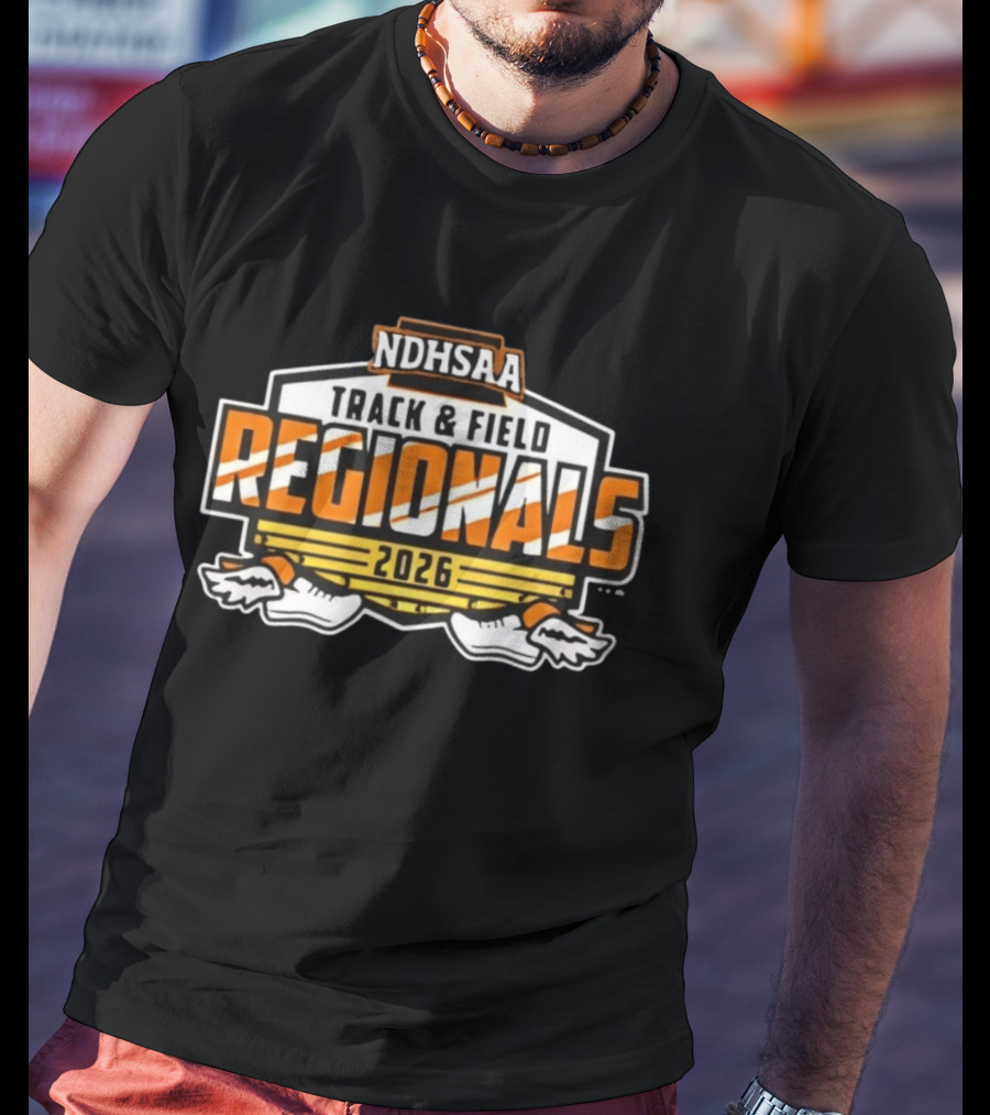 NDHSAA Track And Field Regionals 2026 Athletic Event Recognition T-Shirt